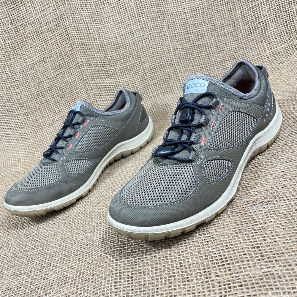 ECCO Sneakers Receptor Lite Beige Women's Size 5-5.5 EU 36 - Picture 2 of 10